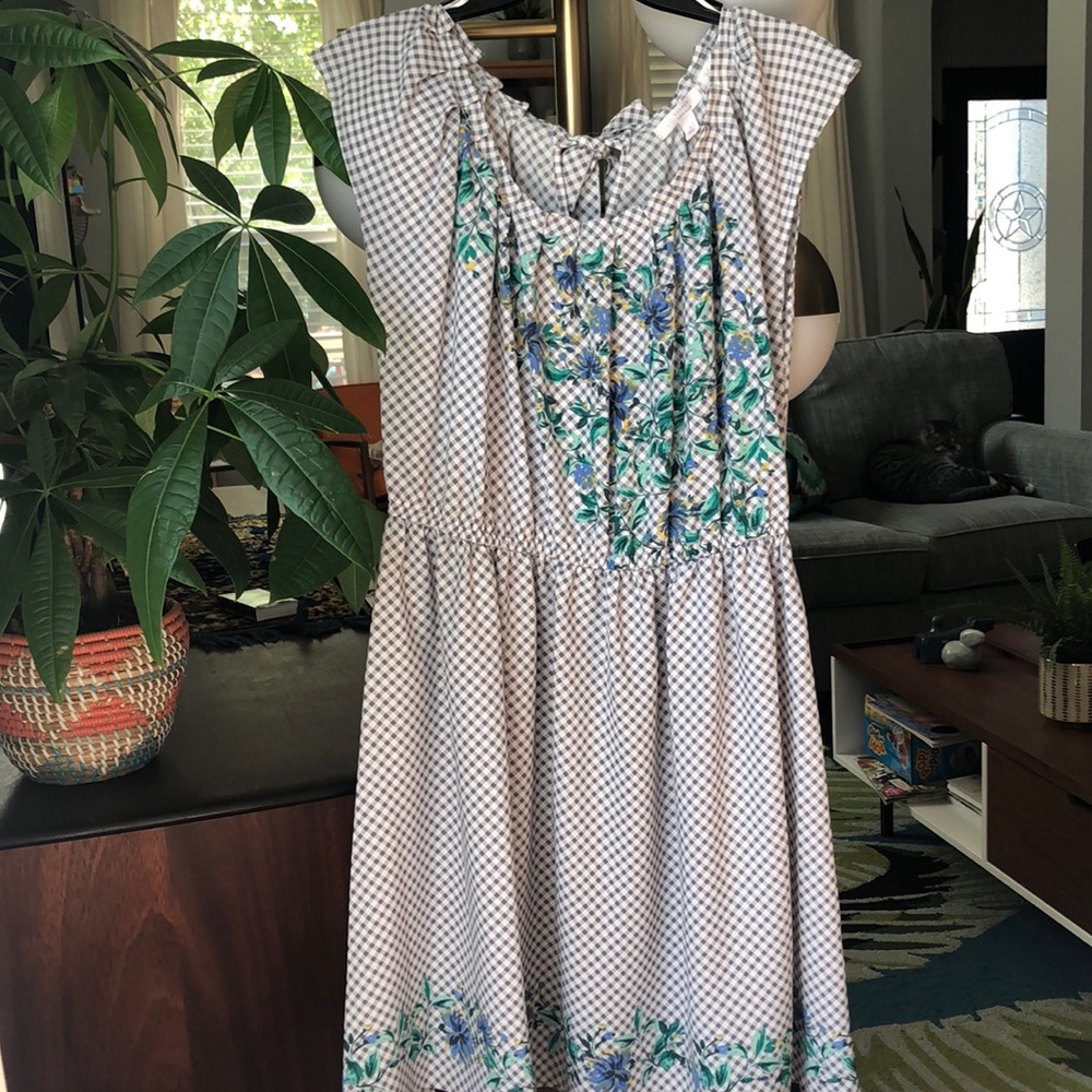 NWT LC by Lauren Conrad Gingham Dress